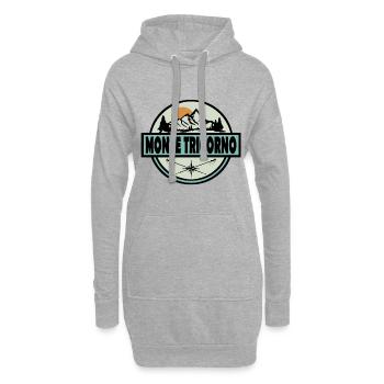 Monte Tricorno - Hoodie-Kleid - Grau meliert - Vorne