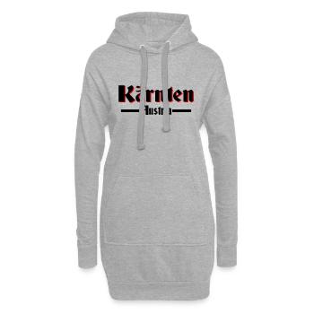 Kärnten - Hoodie-Kleid - Grau meliert - Vorne