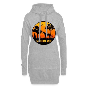 Sauerland - Hoodie-Kleid - Grau meliert - Vorne