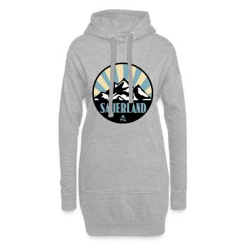 Sauerland - Hoodie-Kleid - Grau meliert - Vorne