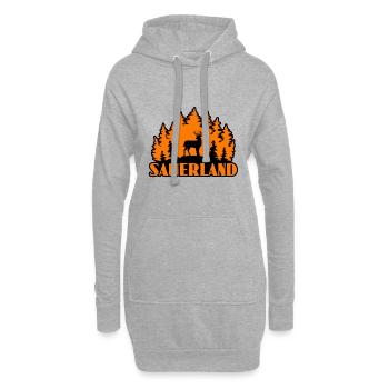Sauerland - Hoodie-Kleid - Grau meliert - Vorne
