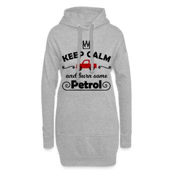 Entraînez votre moteur thermique - Sweat-shirt à capuche long Femme - gris chiné - Devant