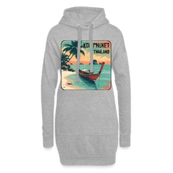 Koh Phuket - Hoodie-Kleid - Grau meliert - Vorne