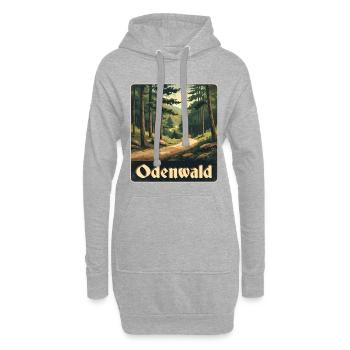 Odenwald - Hoodie-Kleid - Grau meliert - Vorne