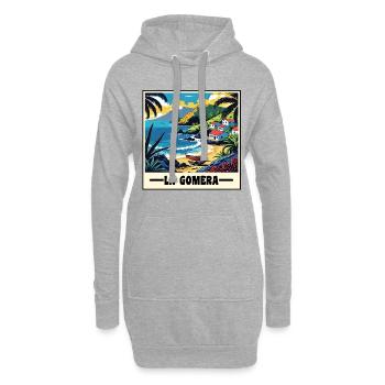 La Gomera - Hoodie-Kleid - Grau meliert - Vorne