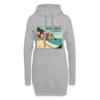 Mallorca - Hoodie-Kleid - Grau meliert - Vorne