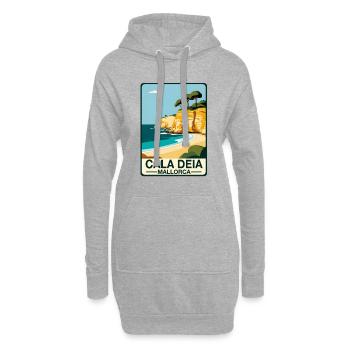 Cala Deia Mallorca - Hoodie-Kleid - Grau meliert - Vorne