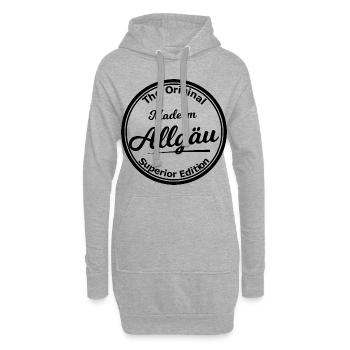 Die Edition Allgäu - Hoodie-Kleid - Grau meliert - Vorne