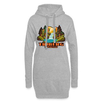 Triberg Schwarzwald - Hoodie-Kleid - Grau meliert - Vorne
