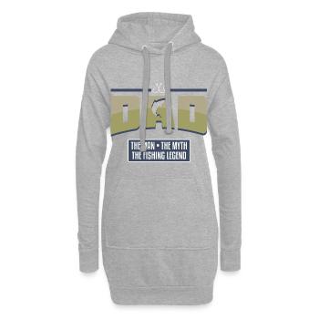 angel Vater - Hoodie-Kleid - Grau meliert - Vorne