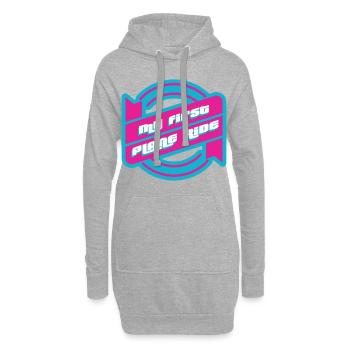 Mon premier voyage en avion 36 - Sweat-shirt à capuche long Femme - gris chiné - Devant