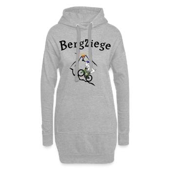 MTB Bergziege - Hoodie-Kleid - Grau meliert - Vorne
