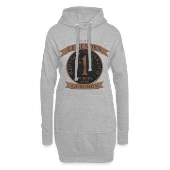 Echte Legenden Österreich 1969 Schilling - Hoodie-Kleid - Grau meliert - Vorne