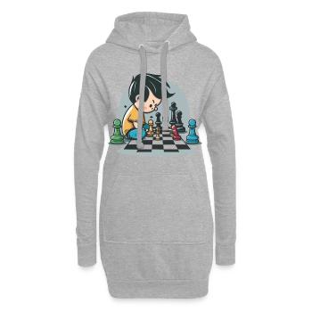 Zoo Adventure: Wild Animal Fun - Sweat-shirt à capuche long Femme - gris chiné - Devant