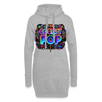 The Coolest Pop 13 - Hoodie-Kleid - Grau meliert - Vorne