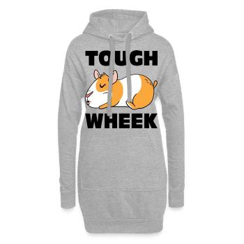 Though Week Guinea Pig Cavy Guinea Pig Owner Anima - Hoodie-Kleid - Grau meliert - Vorne