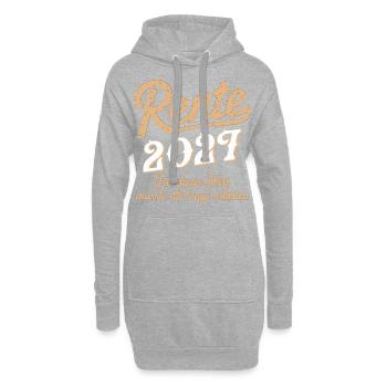 Rente 2027 Für Dieses Shirt Musste Ich Lange - Hoodie-Kleid - Grau meliert - Vorne
