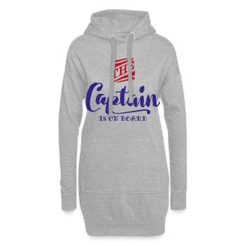 kreuzfahrt - Hoodie-Kleid - Grau meliert - Vorne