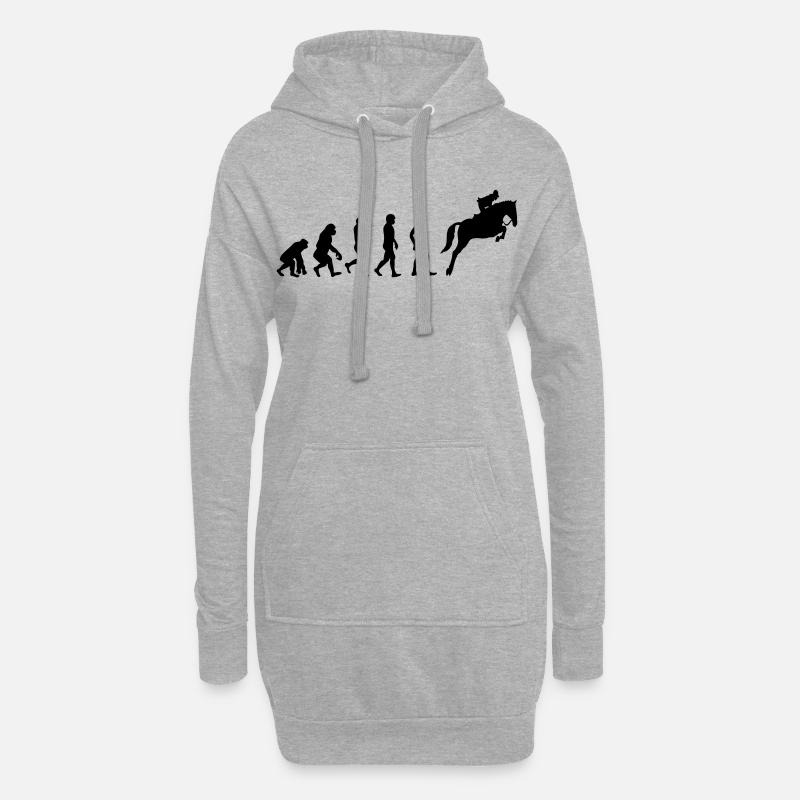 Reiter Evolution - Hoodie-Kleid - Grau meliert