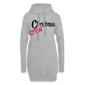 Christmas - Hoodie Dress - heather grey - Front