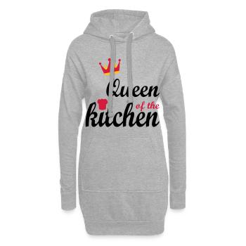 kochen - Hoodie-Kleid - Grau meliert - Vorne