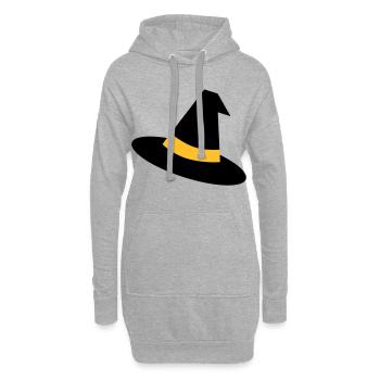 Hexenhut - Hoodie-Kleid - Grau meliert - Vorne