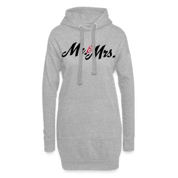 hochzeit - Hoodie-Kleid - Grau meliert - Vorne