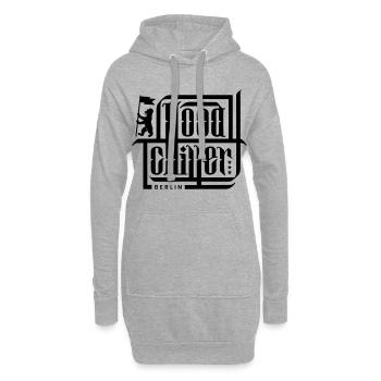 Calli - Hood Chiller Berlin - Hoodie-Kleid - Grau meliert - Vorne