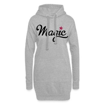magic - Hoodie-Kleid - Grau meliert - Vorne
