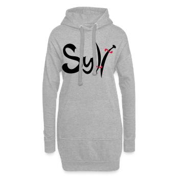 sylt - Hoodie-Kleid - Grau meliert - Vorne