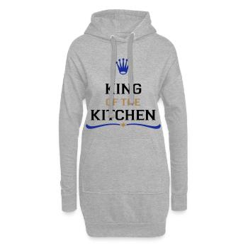 kochen - Hoodie-Kleid - Grau meliert - Vorne