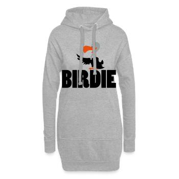 golfer - Hoodie-Kleid - Grau meliert - Vorne