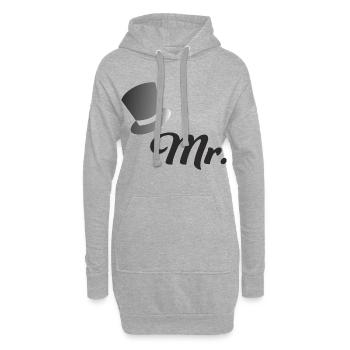 bräutigam - Hoodie-Kleid - Grau meliert - Vorne