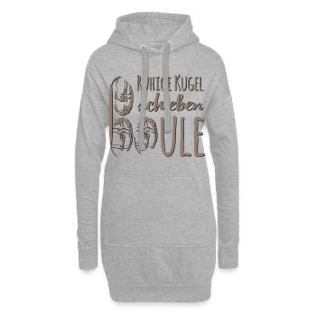 Boule spielen Ruhige Kugel schieben PETANQUE - Hoodie-Kleid - Grau meliert - Vorne