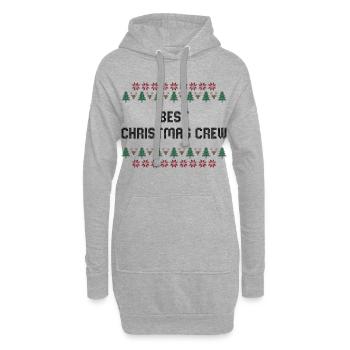 Noël - Sweat-shirt à capuche long Femme - gris chiné - Devant