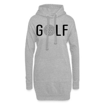 Golf - Hoodie-Kleid - Grau meliert - Vorne