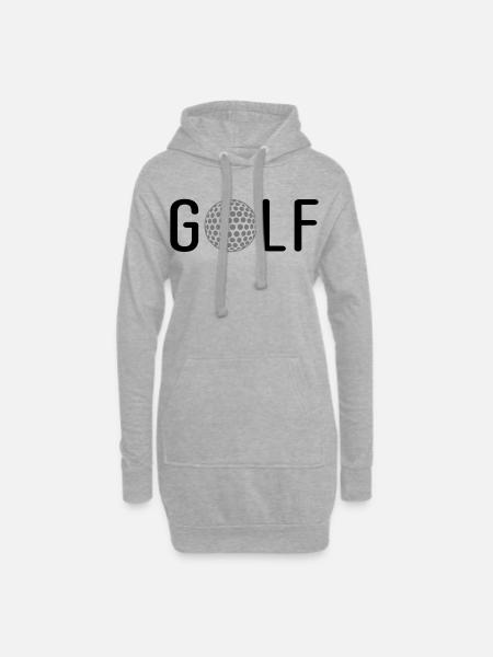 Golf - Hoodie-Kleid - Grau meliert