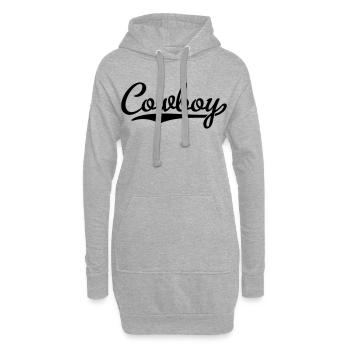 Cowboy - Hoodie-Kleid - Grau meliert - Vorne