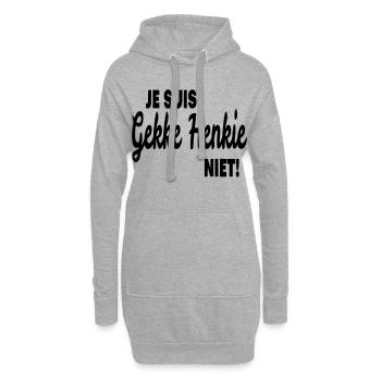 Crazy Henkie, toi whis, ne sois pas fou # - Sweat-shirt à capuche long Femme - gris chiné - Devant