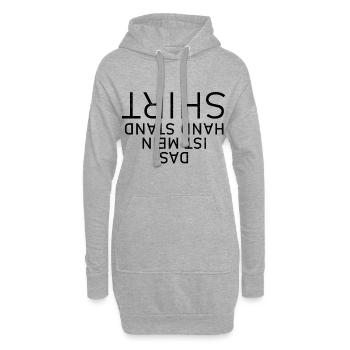 Handstand - Hoodie-Kleid - Grau meliert - Vorne