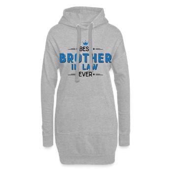 Schwager - Hoodie-Kleid - Grau meliert - Vorne