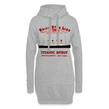 TITANIC SPIRIT KREATION LOUIS RUNEMBERG ADAGP - Hoodie-Kleid - Grau meliert - Vorne