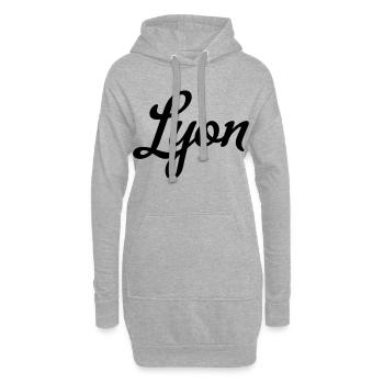 Lyon - Hoodie-Kleid - Grau meliert - Vorne