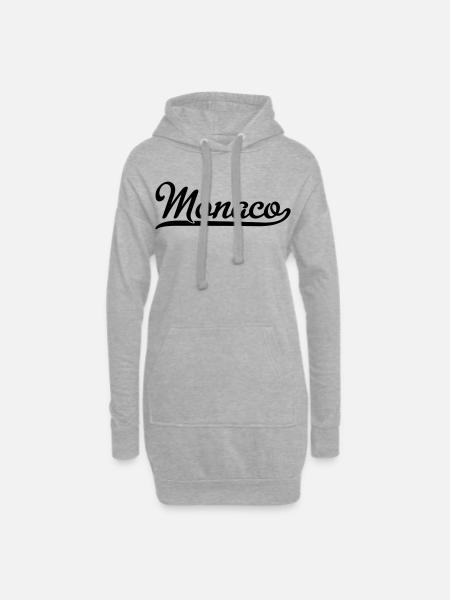 Monaco - Hoodie-Kleid - Grau meliert