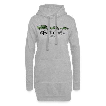 Familienausflug - Hoodie-Kleid - Grau meliert - Vorne