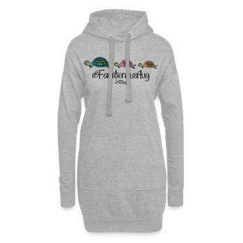 Familienausflug - Hoodie-Kleid - Grau meliert - Vorne