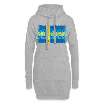 Schweden - Hoodie-Kleid - Grau meliert - Vorne