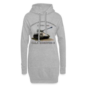 LANDUNG NORMANDIE Louis RUNEMBERG © Adagp - Hoodie-Kleid - Grau meliert - Vorne