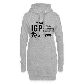 IGP Hundesport - Black - Hoodie-Kleid - Grau meliert - Vorne