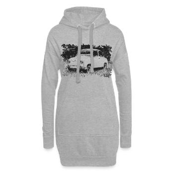 Goggomobil - Hoodie-Kleid - Grau meliert - Vorne